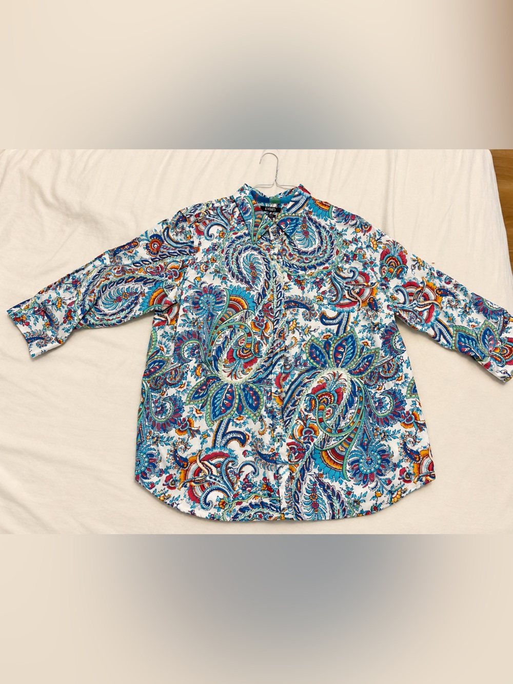 Chaps Multicolor Paisley Button-Down Shirt